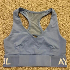 AYBL SIZE SMALL BABY BLUE SPORTS BRA